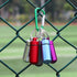EFFIET 5 Packs Mini Keychain Pill Holder Fob, Waterproof Portable Tablets Container Case for Outdoor Camping