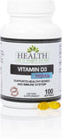 Health As It Ought To Be Vitamin D3, 7500 IUs Supplement, 100 Softgels