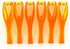 YPY 2 Pieces Orange Finger Joints Massager Handheld Blood Circulation Tool, Stress Relief Plastic Care