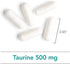 Nutricology Taurine 500mg Supplement - Organic, Pure, Vegetarian Capsules, Cardiovascular Support - 100 Count