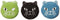 Kikkerland Reusable Cat Scrub Sponge Cleaning Supplies for Kitchen, Home Essentials Fun