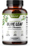 Olive Leaf Extract Capsules - Super Strength 40% Oleuropein for Blood Flow Support and Antioxidant Boost (60 Capsules)