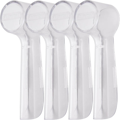 ibrush 4 Pack Protective Cover Cap Compatible with Oral B Replacement Heads, Fits