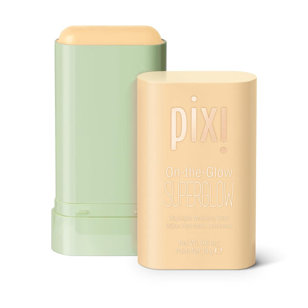 Pixi On-the-Glow SuperGlow, Hydrating Gel-Cream Highlighter with Ginseng & Aloe Vera, 19g / 0.6oz, Paraben-Free