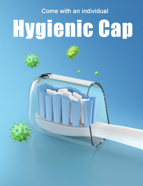 Replacement Toothbrush Heads for Philips Sonicare Sensitive C1 G2 C2, 8 Pcs, White