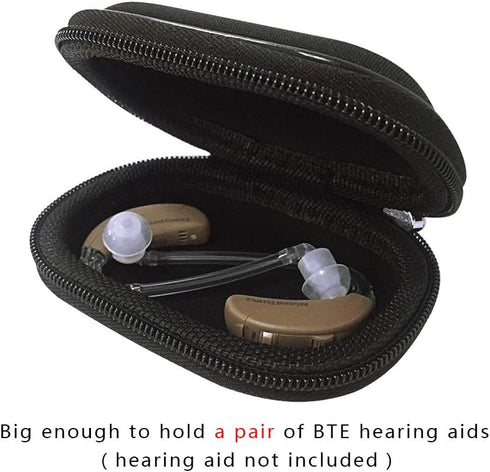 Soft Hearing Aid Case Protective for BTE, IEC, CIC, Earmold, IEM Earphone