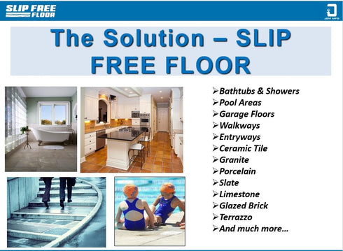 JEM MFG LLC 32 SlipFree Anti-Slip Floor Treatment - Ounce