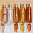 Liyalan Shimmer Body Oil, Bronze Gold 5 Color Highlighter Illuminator, Glitter Liquid Tanning (3.38 Fl Oz/03)