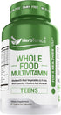 Whole Food Multivitamin for Teens, Plant Based with 62 Superfoods, Vegan & Vegetarian, 60 Capsules