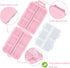 Shiritany 189 7 1 Pack) Travel Pill Organizer with Medicine Labels & Stickers - Day Pill Organizer (Pink