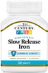 21st Century Iron Tablets, Slow Release, 60 Count, PACK OF 2 - Packaging May Vary