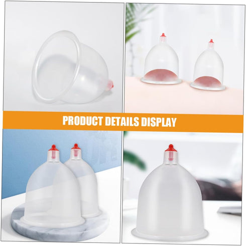 Set 5 of Vacuum Suction Cupping Cups for Home Beauty Treatments