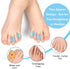 Povihome Gel Toe Separator, Pinky Toe Spacers for Overlapping Toe, Little Toe Cushions (12 Pack)