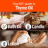 H’ana Thyme Essential Oil - 100% Pure Natural Thyme Oil for Hair, Skin, Diffuser - Fresh Herbaceous Scent (1 Fl Oz)