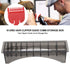 Rectangular Plastic Comb Storage Box, 10 Grid Clipper Guard Holder Clippers Box Case Master with Rectangle Combs Guides Universal Base Tools Container Barbershop