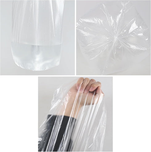 Ziglous 13 150 Counts, 6 Gallons Kitchen Garbage Bin Liner, Clear Trash Bags, Rolls