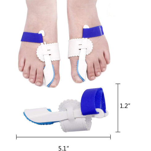 Bunion Corrector, Adjustable Bunion Splint Protector Sleeves Kit for Hallux Valgus, 7 Pcs for Women and Men