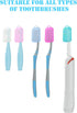 5 Packs Toothbrush Covers, Silicone Caps for Electric & Manual Toothbrush, Travel Essentials