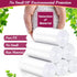 4 Gallon Small Clear Trash Bags, 180pcs, Strong Garbage Bags for Bathroom, Office, Fit 12-15 Liter