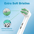 Kids Replacement Heads for Braun Oral B Kids Electric Toothbrush, Extra Soft, 8 Count