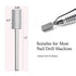 Tungsten Carbide Cylinder Nail Drill Bits, 3/32'' Two Way Rotate Use for Efile Electric File, Nail Art Tools