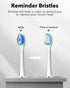 MySmile Electric Toothbrush Replacement Heads, 6 Packs (White)