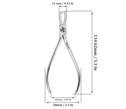Dental Orthodontic Bracket Remover Pliers, Stainless Steel Braces Removal Tool Kit, Orthodontic Tools