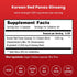 NutraChamps Korean Red Panax Ginseng Capsules - Extra Strength for Energy, Focus, Performance, Vitality, Immune Support