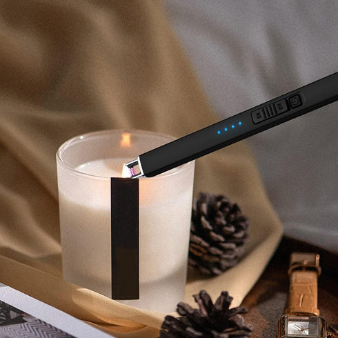 ARECTECH Electric Candle Lighter - Rechargeable Plasma Arc Lighter with Type-C Cable, Birthday Gift for Men and Women