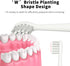 Othanary Replacement Toothbrush Heads Compatible with TAO Clean Electric Toothbrush Heads, W Shape Design Planted