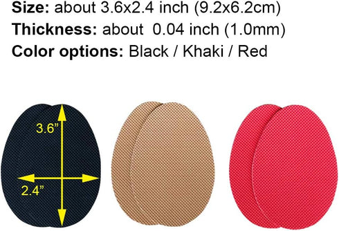Unikstep 5 Pairs Anti Slip Shoe Sole Grips, Non Skid Rubber Pads for Bottom and Heel