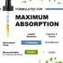 Magnesium Glycinate Liquid Drop, Triple Absorption Supplement, Sugar-Free, with Potassium, 1 Pack