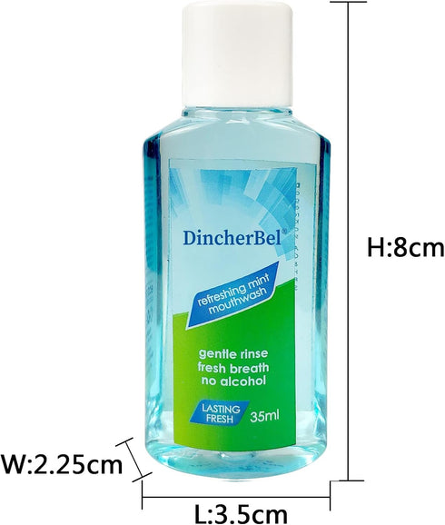Portable Mouthwash Travel Size, Original Mint, 35ml/1.2oz (48 Pack)