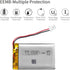 EEMB Lithium Polymer Battery 3.7V 1200mAh 803048 Rechargeable Pack with Wire JST Connector for Wireless Devices