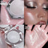 Pearl White Shimmer Glitter Highlighter, Silver Face Highlighter, Makeup Illuminator for Contour