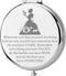Lywjyb Birdgot Movie Inspired Gift - Fairy Tale Makeup Mirror, Inspirational Compact Mirror for Her (Cinder Mirr