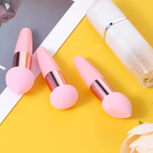 Sibba 3 PCS Makeup Sponges, Foundation Beauty Blender, Wet and Dry Applicator, Cosmetic Concealer Face Brush