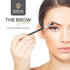 Parallel Products The BROW Brush - Premium Angled Eyebrow Brush (2 Pack) for Makeup, Gel, and Tint