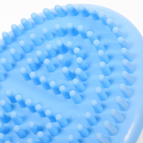 Unomor Gua Sha Meridian Massage Brush for Back and Neck, Muscle Massage Tool with Blue Handle, Multi-Function Scraping