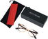 OCCI CHIARI Stylish Round Reading Glasses for Readers 1.0 to 6.0 (Brown, 200)