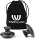 Set 2 Natural Bian Stone Massage Stones - of Mushroom-Shaped Hot Rocks