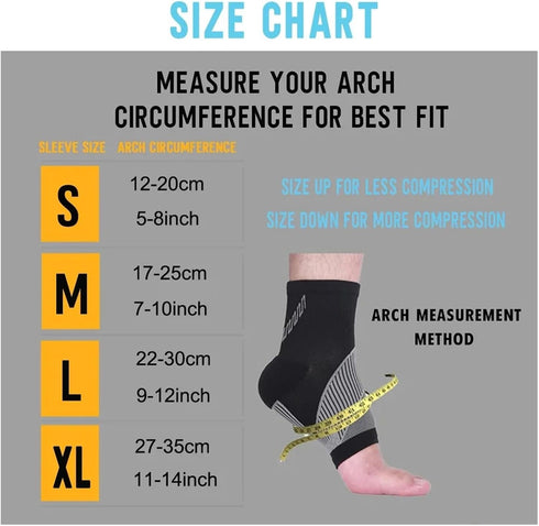 UXALoH6 4Pairs Arch Compression Strap Ankle Compression Sleeve Socks Brace with Arch Support