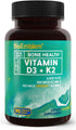 BioEmblem Vitamin D3 K2 Capsules (5000IU and 200mcg), Patented MK7 and MK4 for 3-in-1 Complex Support - 90 Caps