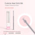 MelodySusie Cuticle Clean Nail Drill Bit 3/32'', Professional Safety Carbide Under Nail Cleaner for Manicure Supply