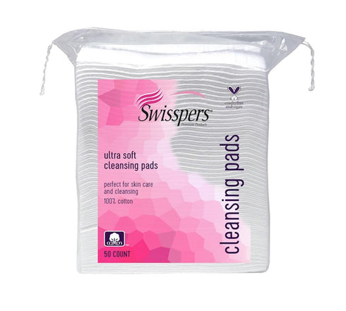 Swisspers Premium Facial Cleansing Pad, 100% Cotton, Ultra Soft, Extra Large, 150 Pads Total