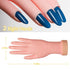 krofaue 2 Pack Right Hands Practice Nail Tips Art Trainer Tool, Flexible Bendable Movable Manicure Tool