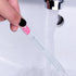 Premium Crystal Fingernail Files with Case - 10 Pack Nail Care Gift Set for Women, Men, Kids (Rose Pink)