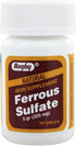 Rugby Ferrous Sulfate 325 mg | 100 Tablets