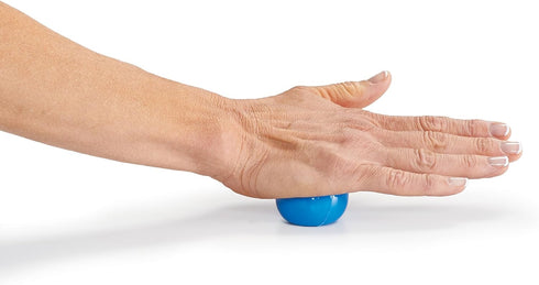 Set (2 OPTP Mini Balls - Vinyl Air-Filled Self-Massage Ball Piece) for Hand and Foot Therapy- Small Therapy Balls