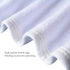 Microfiber Facial Cloths (8 Pack, 12 x 12 inch), Eco-Friendly, Super Absorbent, Quick Drying for Facial Wash, Make-up